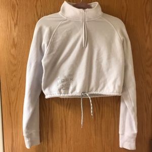 Cropped quarter zip